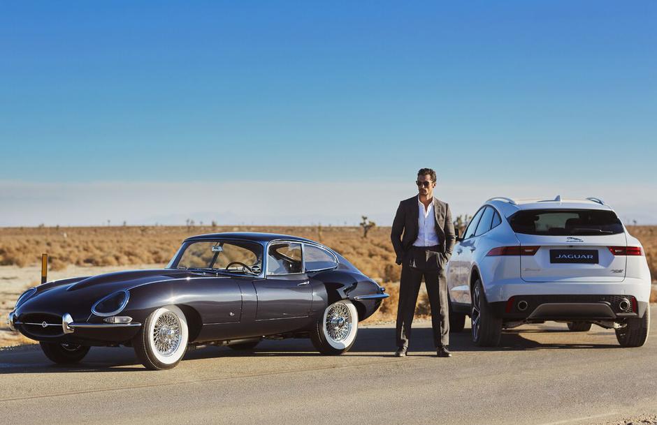 Model David Gandy predstavio Jaguarove modele u Kaliforniji