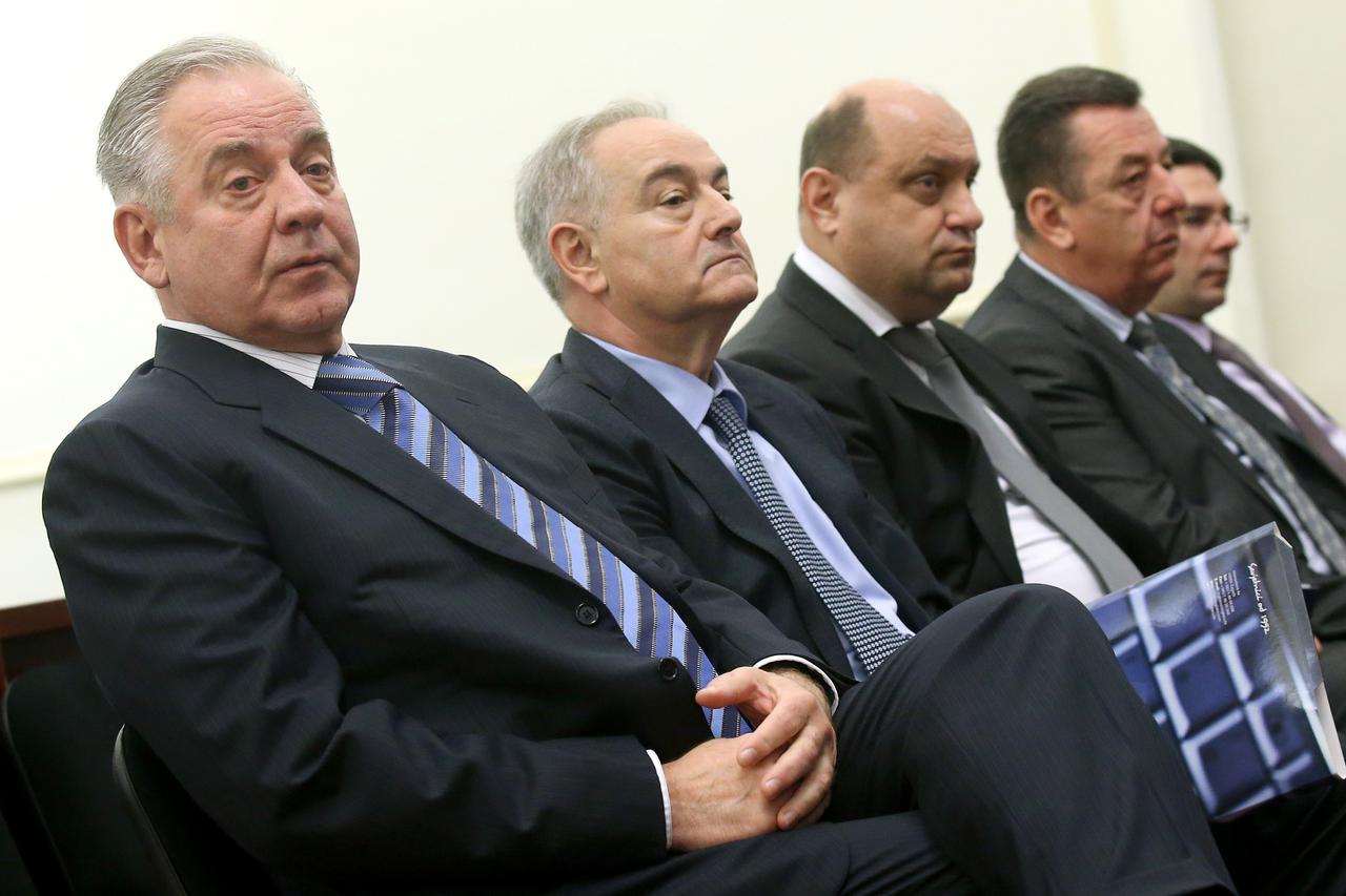 11.03.2016.,  Zagreb - Na Zupanijskom sudu nastavljeno je sudjenje bivsem premijeru i predsjedniku HDZ-a Ivi Sanaderu u slucaju Planinska, u kojem je suocen s Uskokovom optuzbom da je primio 17 milijuna kuna 'provizije' nakon sto je Ministarstvo regionaln