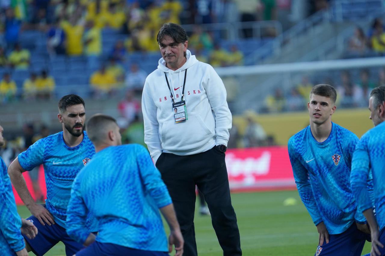 Orlando: Zagrijavanje igrača prije utakmice Hrvatske i Brazila