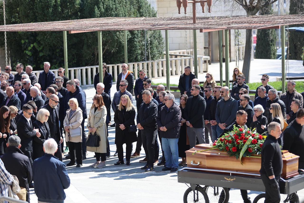 Split: Posljednji ispraćaj oca Igora Tudora