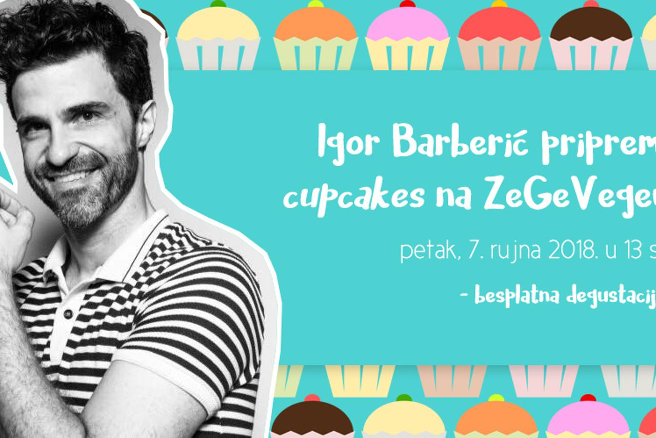 Igor Barberić priprema cupcakes na ZeGeVegeu!