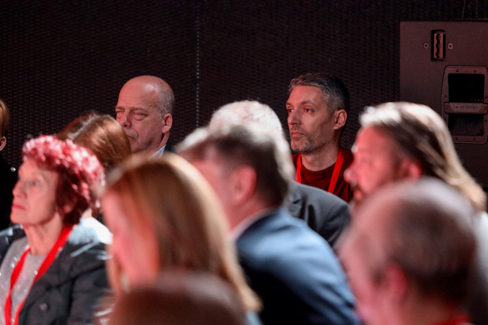 16.02.2024., Zadar - U Knezevoj palaci odrzan je skup SDP-a "Borba za dostojanstvo". Photo: Sime Zelic/PIXSELL