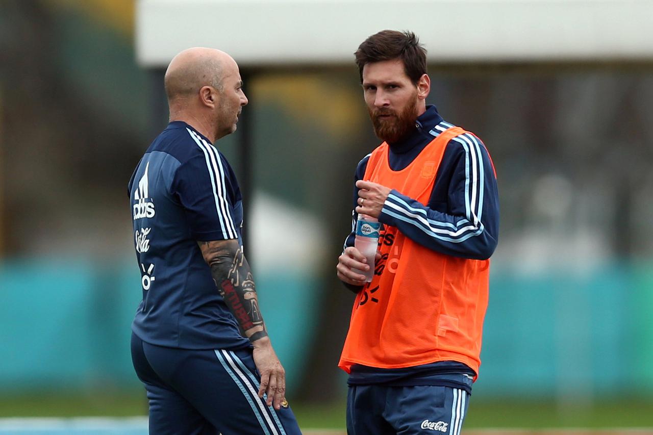 Lionel Messi i Jorge Sampaoli
