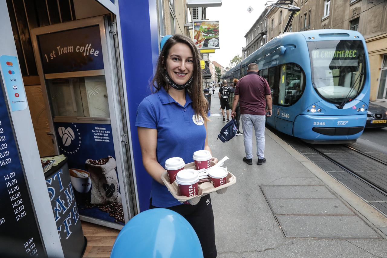 Zagreb: Na tramvajskoj stanici u Ilici otvoren 1st Tram Coffee