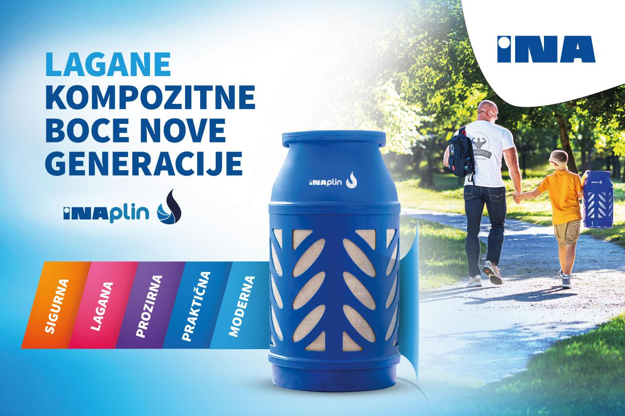 INA kompozitna plinska boca