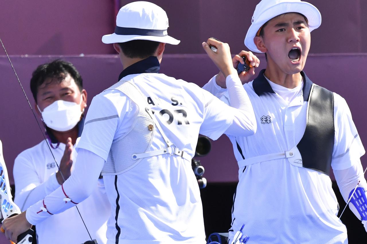 Archery - Mixed Team - Semifinal 1