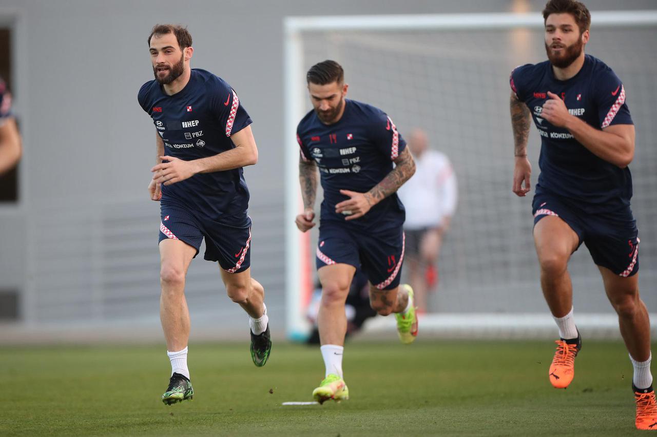 Doha: Hrvatska nogometna reprezentacija odradila je trening