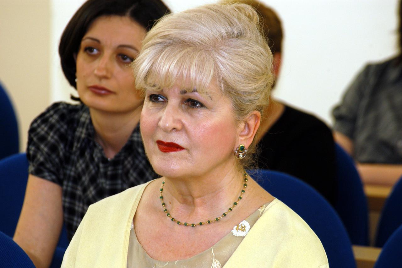 25.05.2010., Bjelovar - U Gradskoj vijecnici odrzan sastanak o mogucnosti zenskog poduzetnistva za lokalni razvoj, Marija Sola, predsjednica Udruge poslovnih zena Krug 