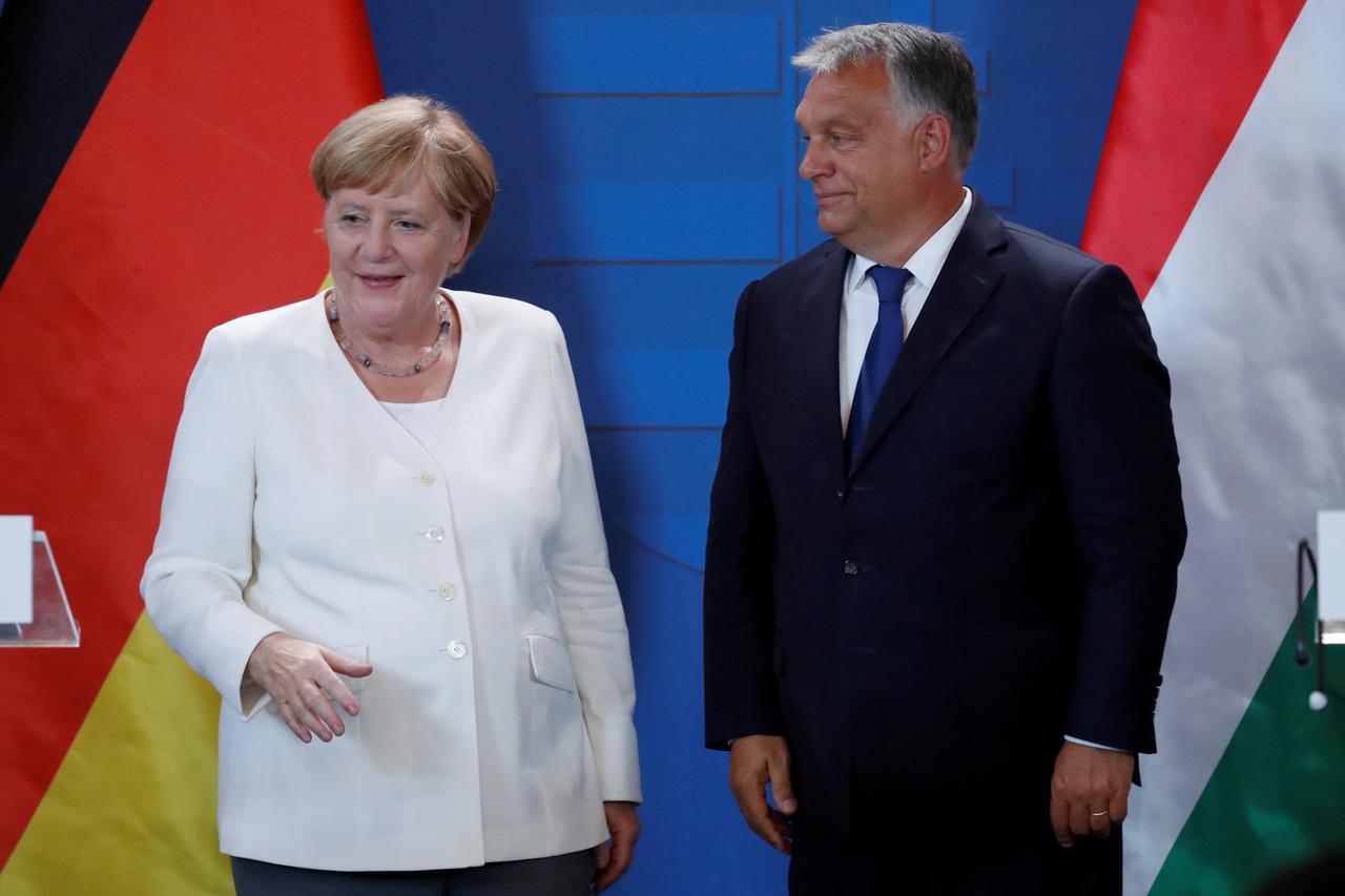 Angela Merkel i Viktor Orban