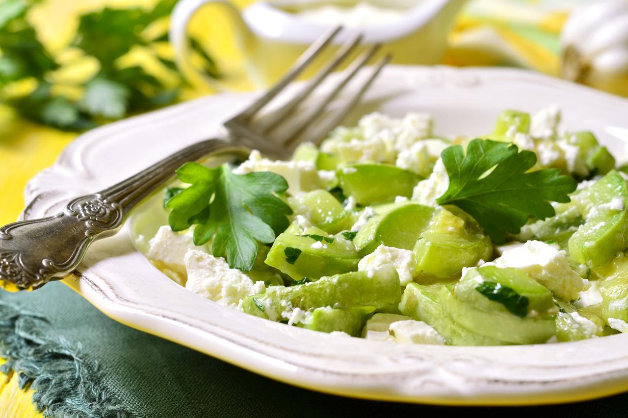 Salata od pečenih tikvica i feta sira