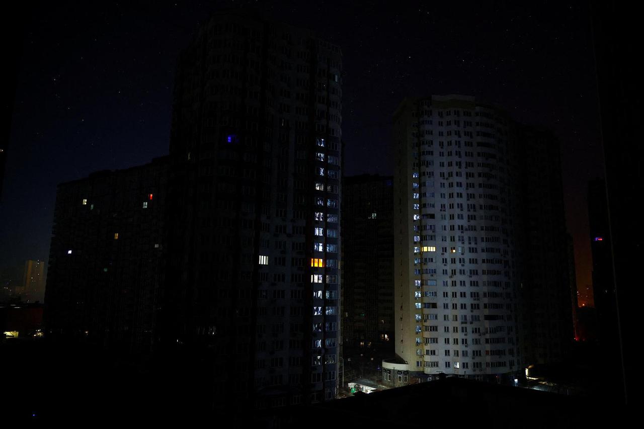Power blackout in Kyiv