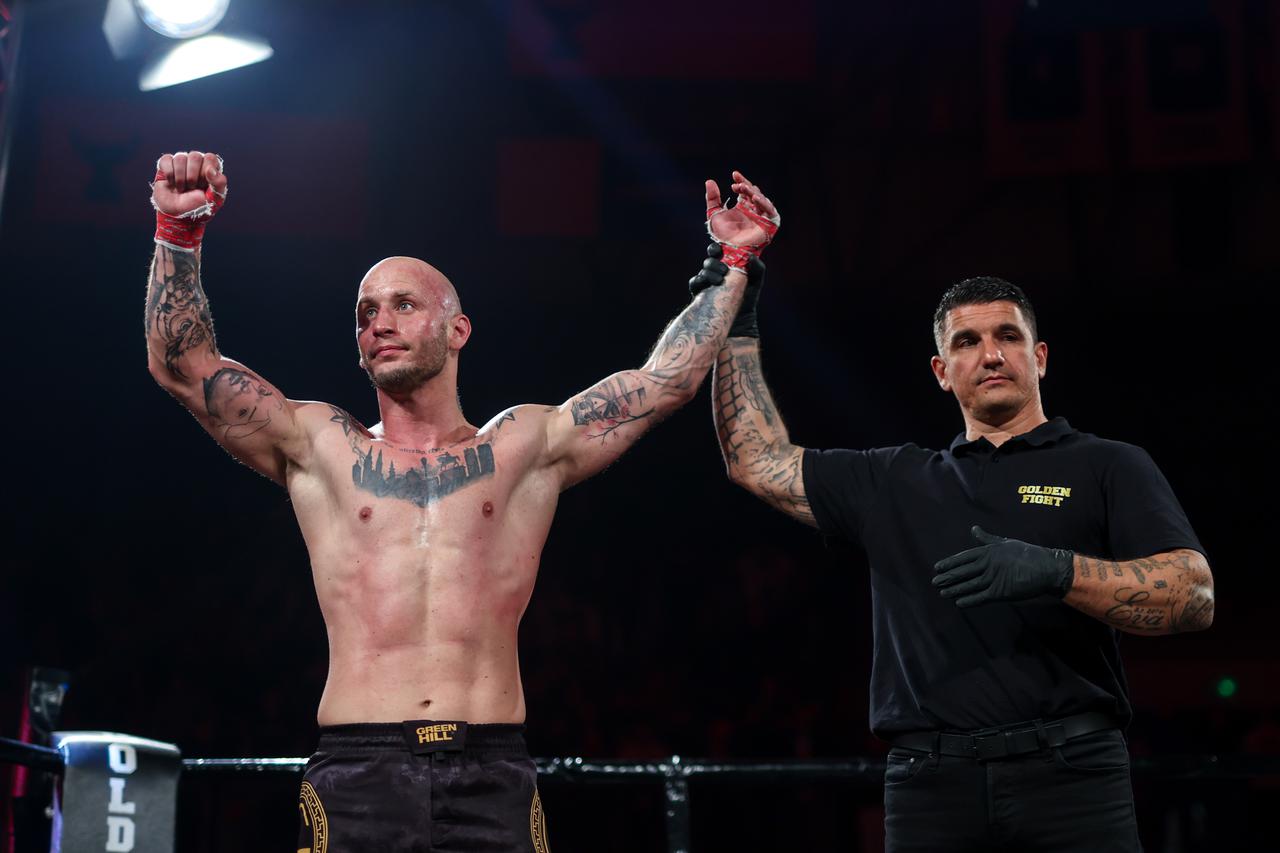 Zagreb: Borilački spektakl Golden Fight 8, borba Marko Martinjak - Tino Patrlj
