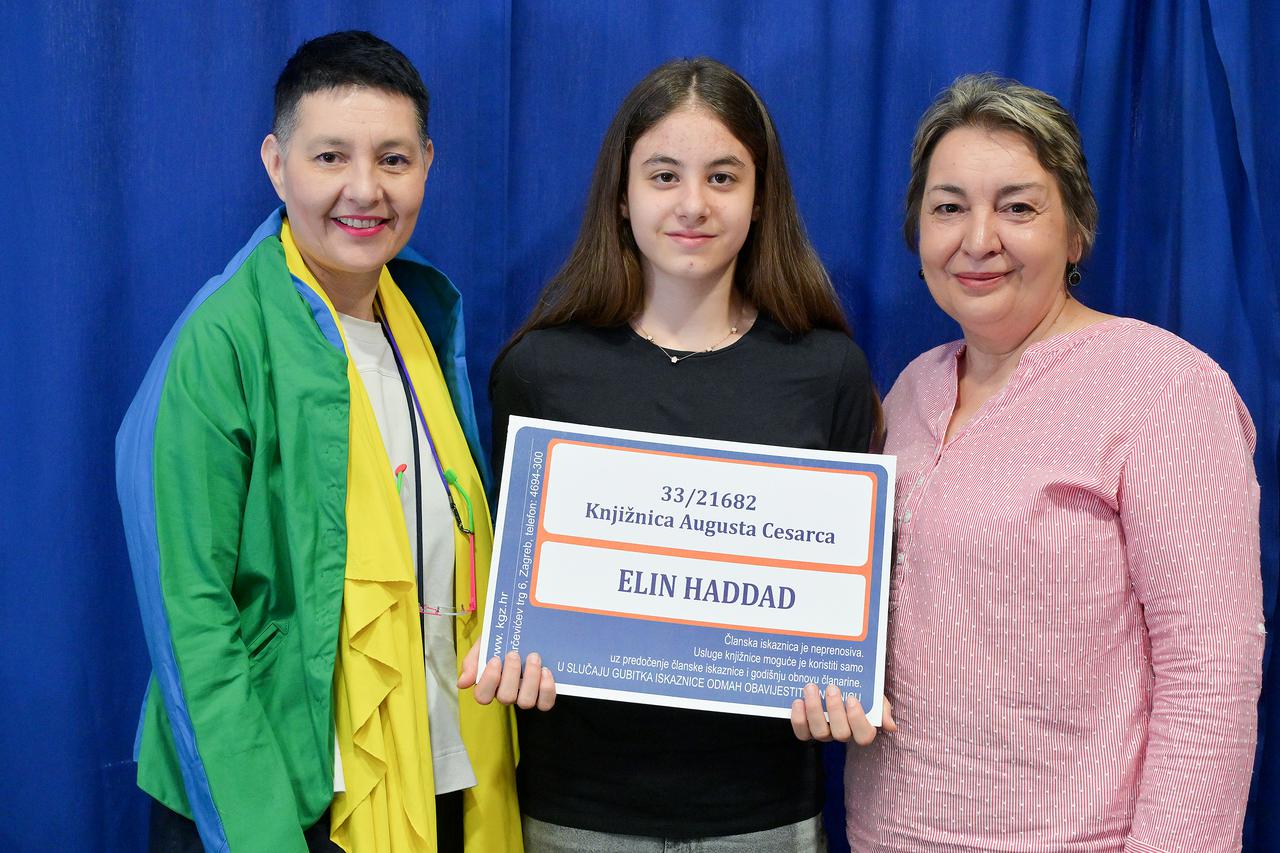 Elin Haddad proglašena najčitateljicom grada Zagreba u kategoriji osnovnoškolske dobi
