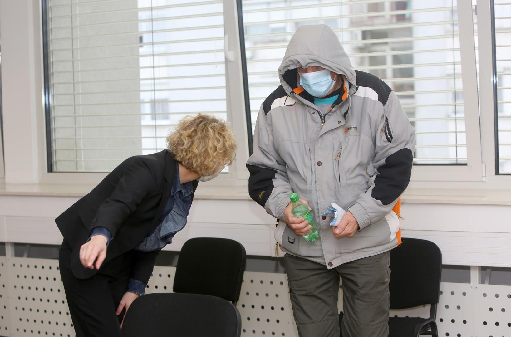 09.03.2021., Karlovac - Na Zupanijskom sudu u Karlovcu nastavljeno je sudenje Mati Vukelicu, umirovljenom policajcu, optuzenom za ubojstvo brata u Lici  2014.-te  godine.Photo: Kristina Stedul Fabac/Pixsell