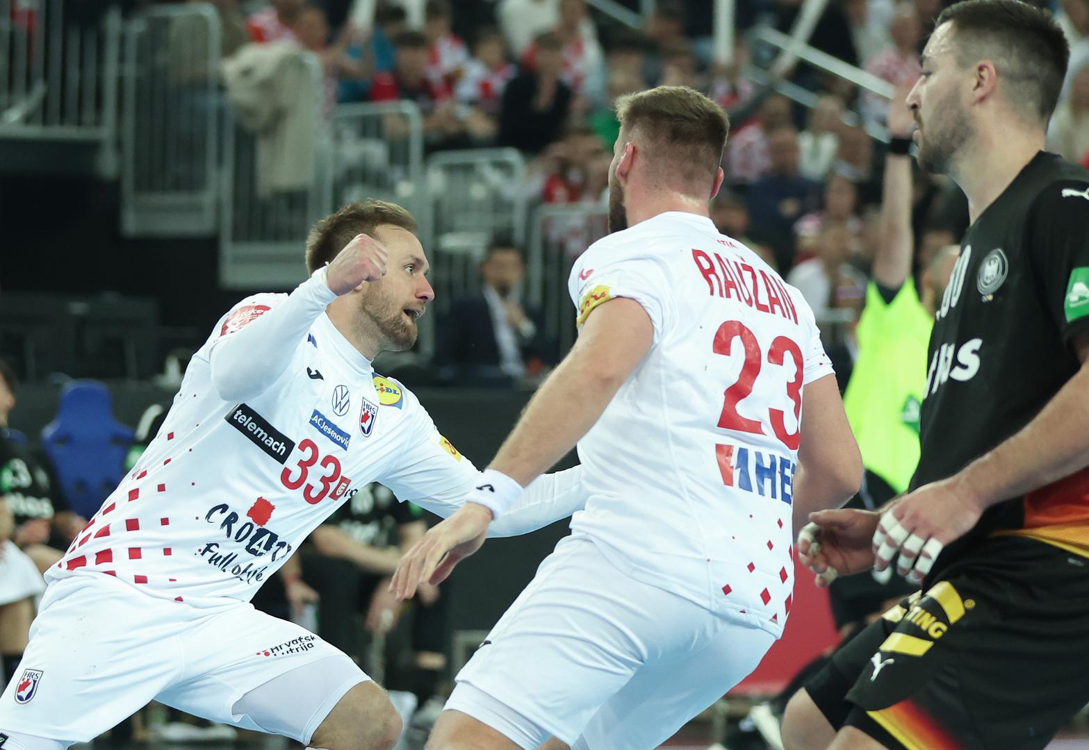 Mario Šoštarić i Ivan Martinović su sa po šest golova bili najefikasniji kod Hrvatske za koju je Tin Lučin dodao pet pogodaka, dok su Juri Knorr, Johannes Golla i Renars Uščins bili peterostruki strijelci za Njemačku.

