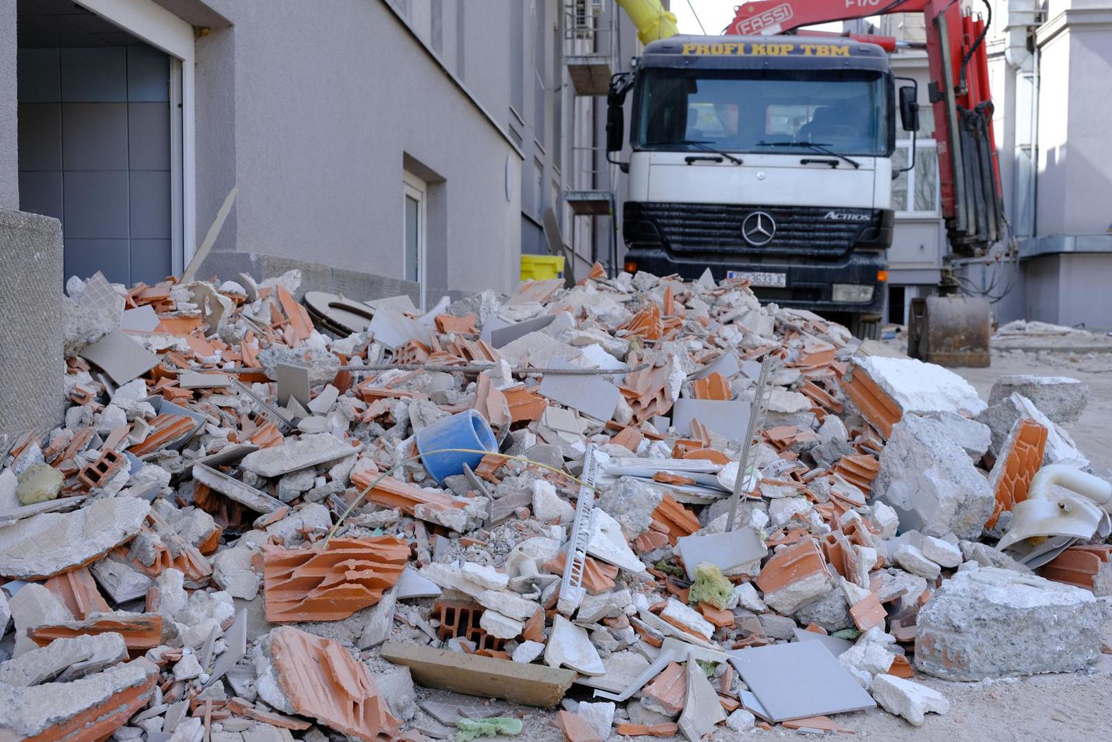22.03.2023., Zagreb - Na Medicinskom fakultetu odrzana je konferencija za medije na temu “Projekt obnove objekata stradalih u potresu 2020”. Vrsi se cjelovita obnova zgrade gdje se nalaze katedre Anatomije i klinicke anatomije, Temeljne i klinicke farmakologije te Sudska medicina i DNA laboratorij. Photo: Slaven Branislav Babic/PIXSELL