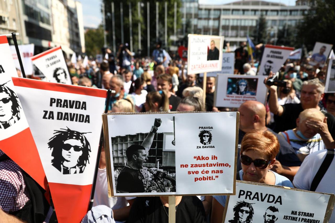 Prosvjed za Dženana Memića i Davida Dragičevića u Sarajevu