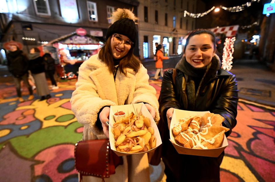 Zagreb: Kušanje hrane na Adventu