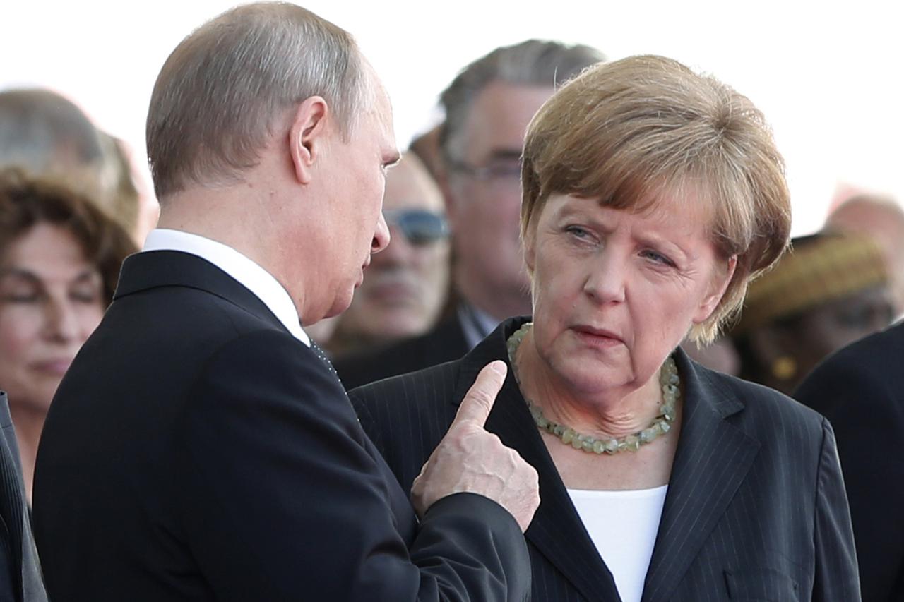 Angela Merkel i Vladimir Putin