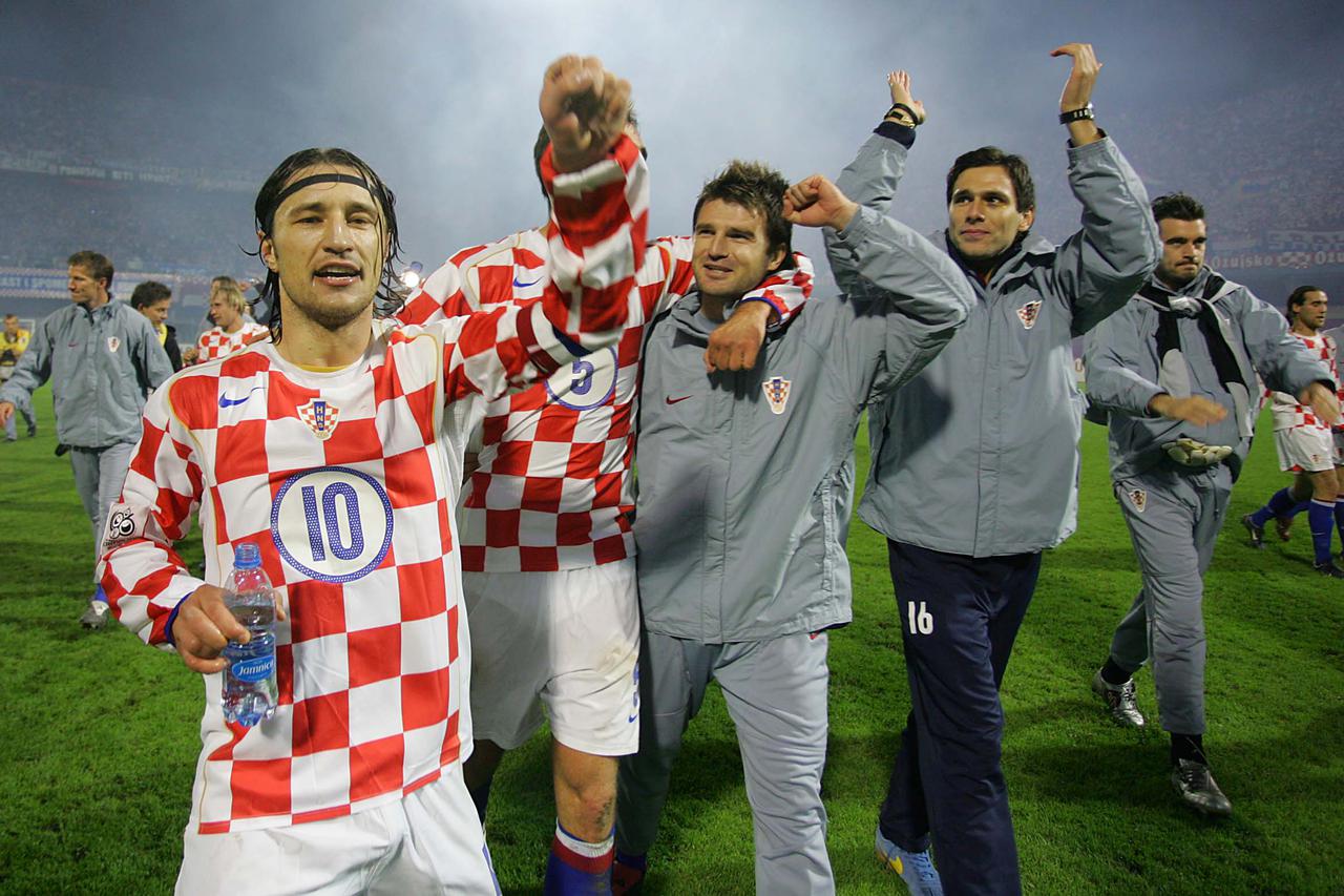ARHIVA - Hrvatski nogometaši pobjedom nad Švedskom 1:0 plasirali se na SP 2006. 