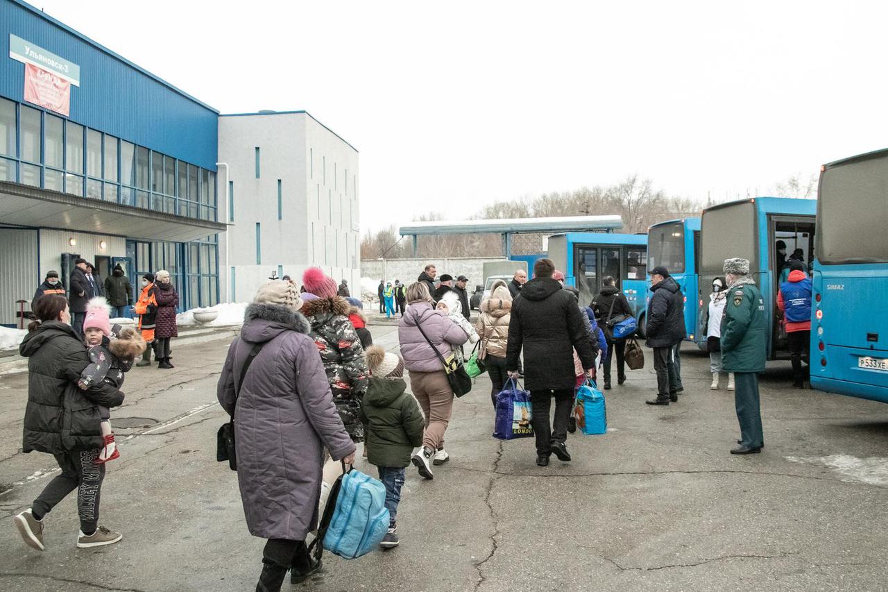 Evakuacija stanovnika iz Donbasa u Rusiju