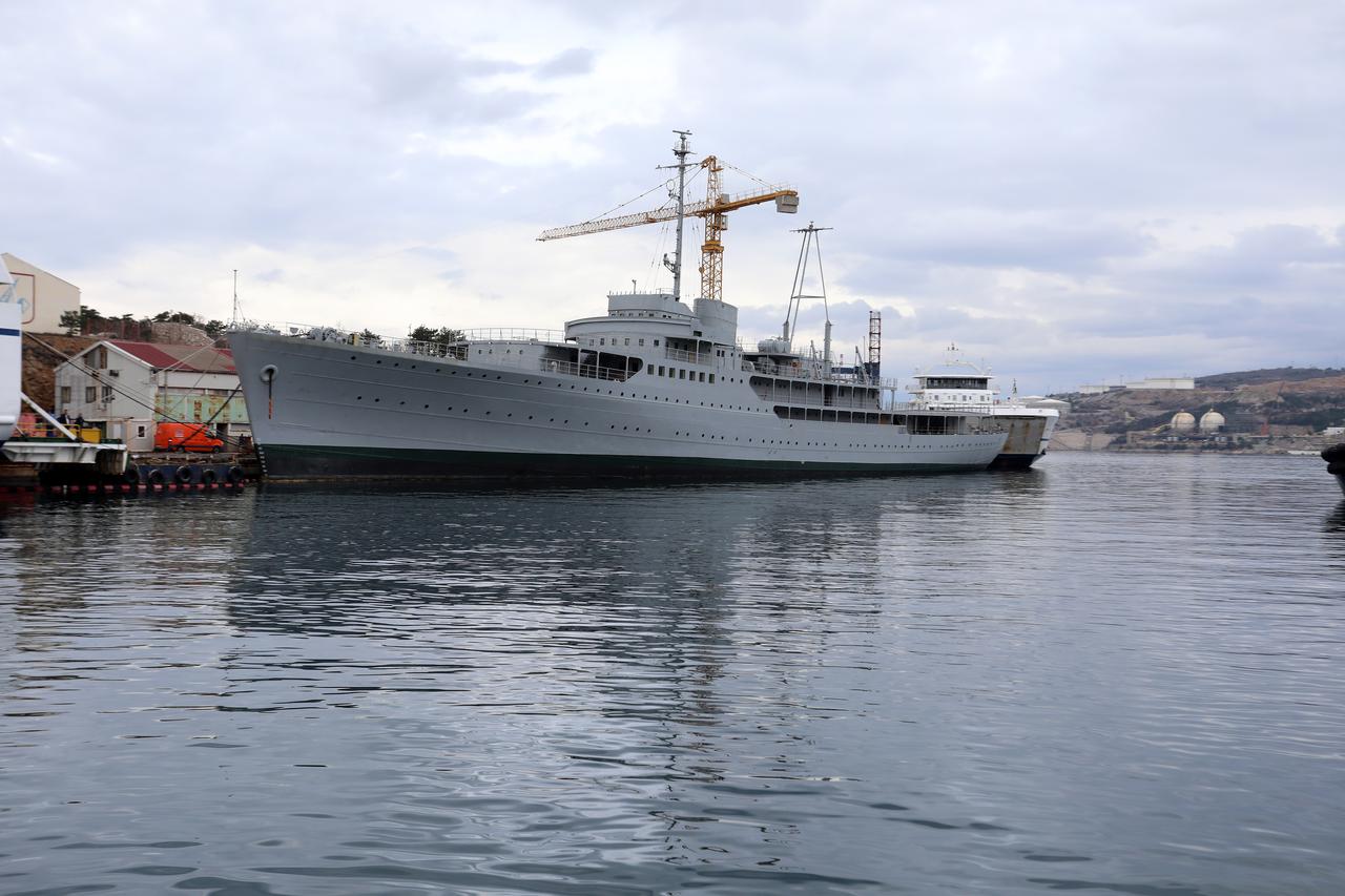 Kraljevica: Brod Galeb u brodogradilištu Dalmont