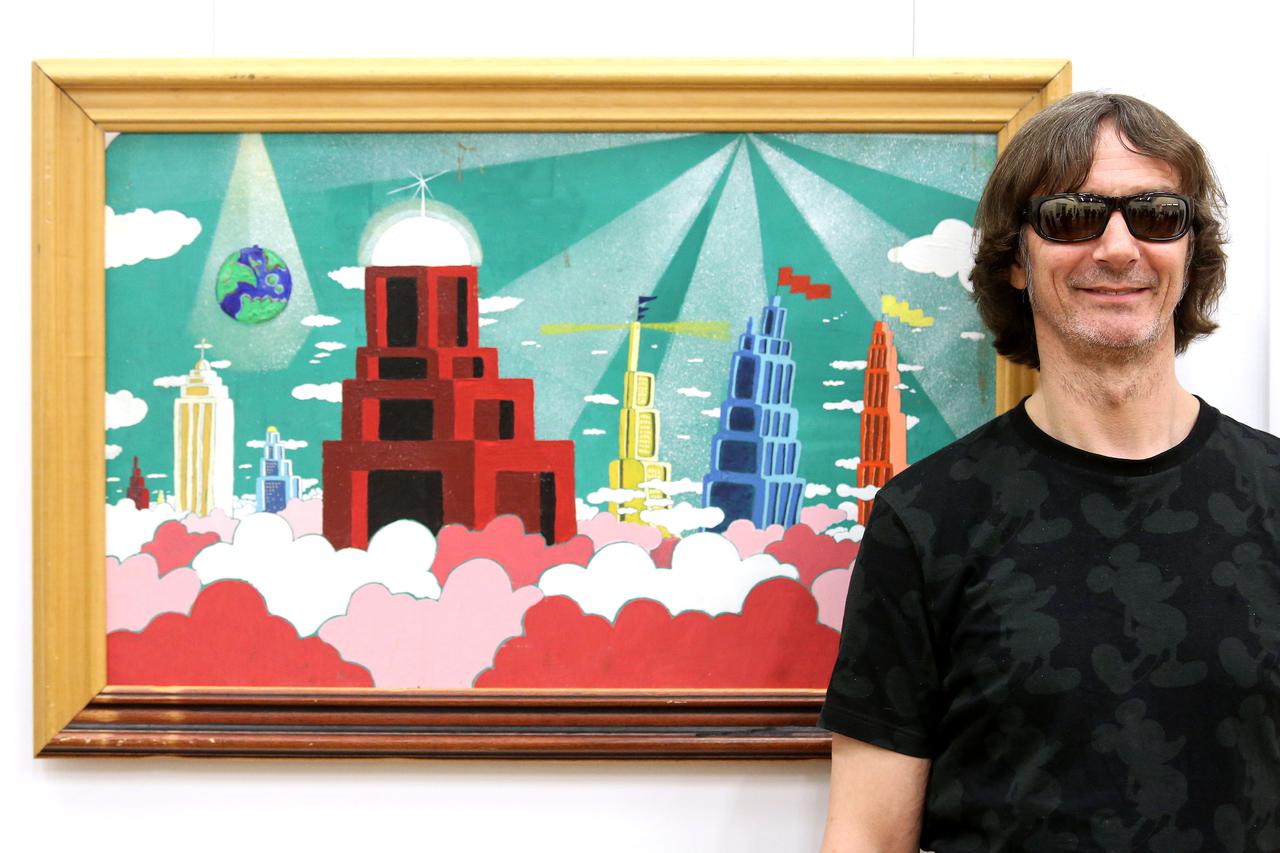 Samobor: Davor Gobac otvorio izložbu slika "Volim crtane filmove"