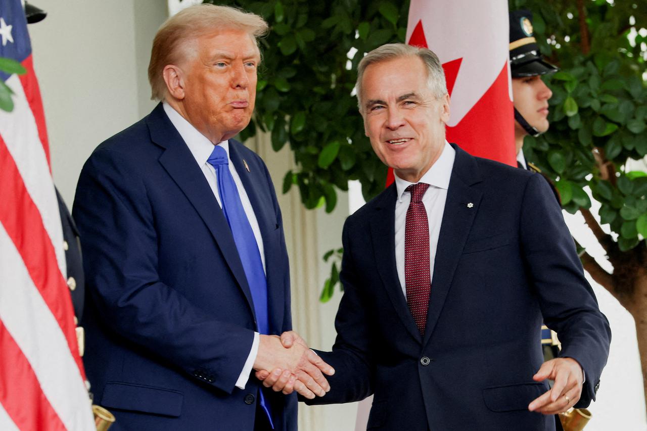 FILE PHOTO: Canada's Prime Minister Mark Carney visits Washington, D.C.