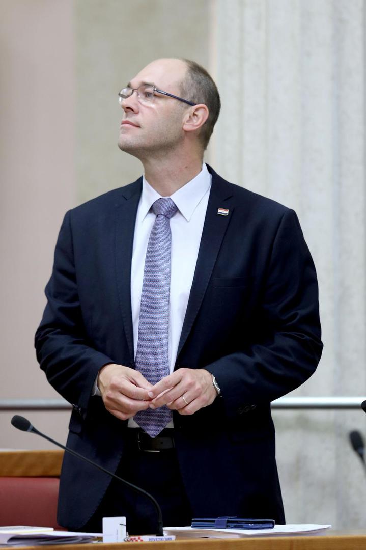 08.05.2020., Zagreb - Sabor je 16. sjednicu nastavio raspravom o izvjescu o radu pucke pravobraniteljice. Davor Ivo StierPhoto: Patrik Macek/PIXSELL