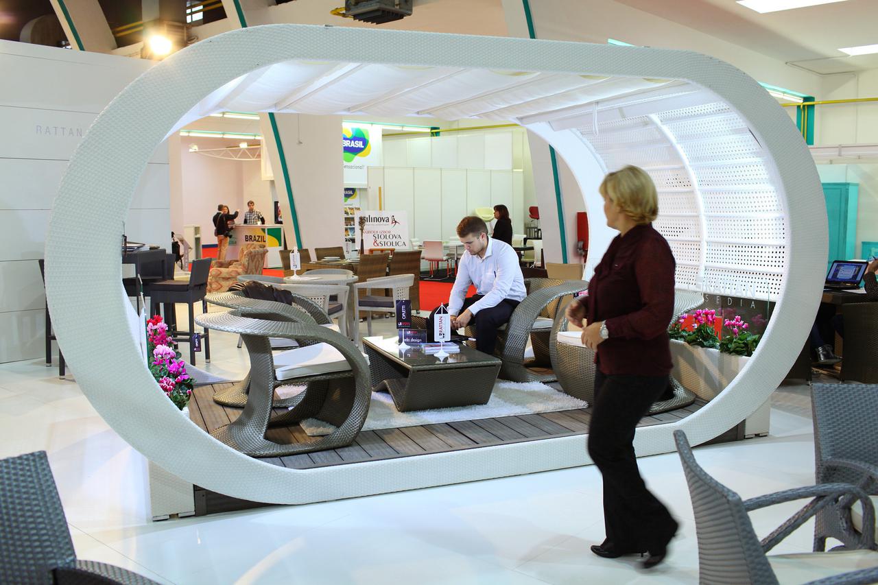 10.10.2012., Zagreb - Na Zagrebackom velesajmu otvorena 39. Ambienta, medjunarodni sajam namjestaja, unutarnjeg uredjenja i pratece industrije.  Photo: Tomislav Miletic/PIXSELL