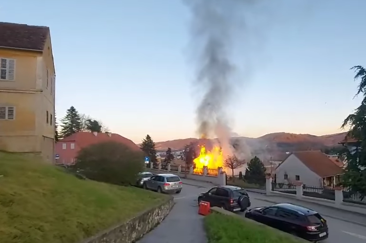 Požar u Varaždinskim Toplicama