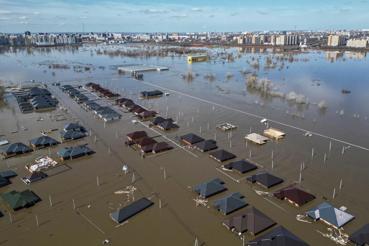 Flooding in Orenburg region