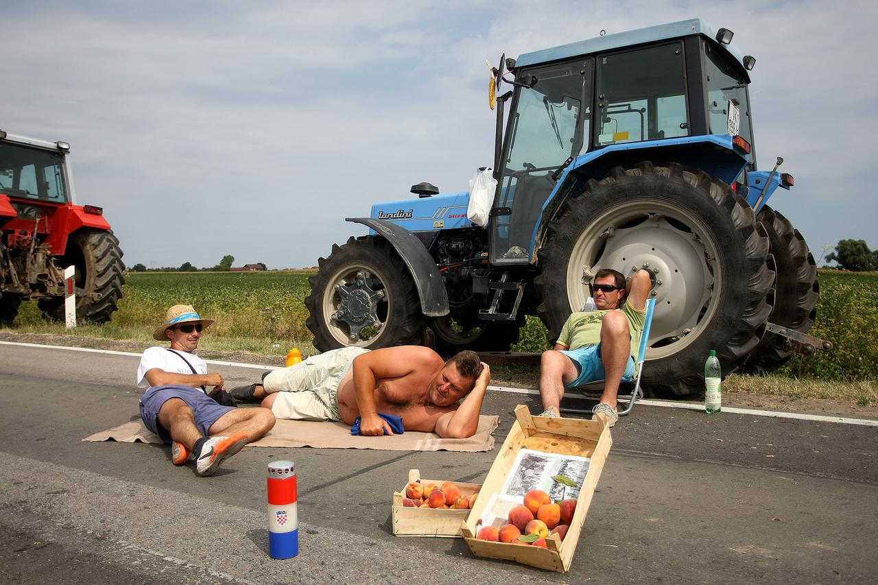prosvjed seljaka,Slavonija