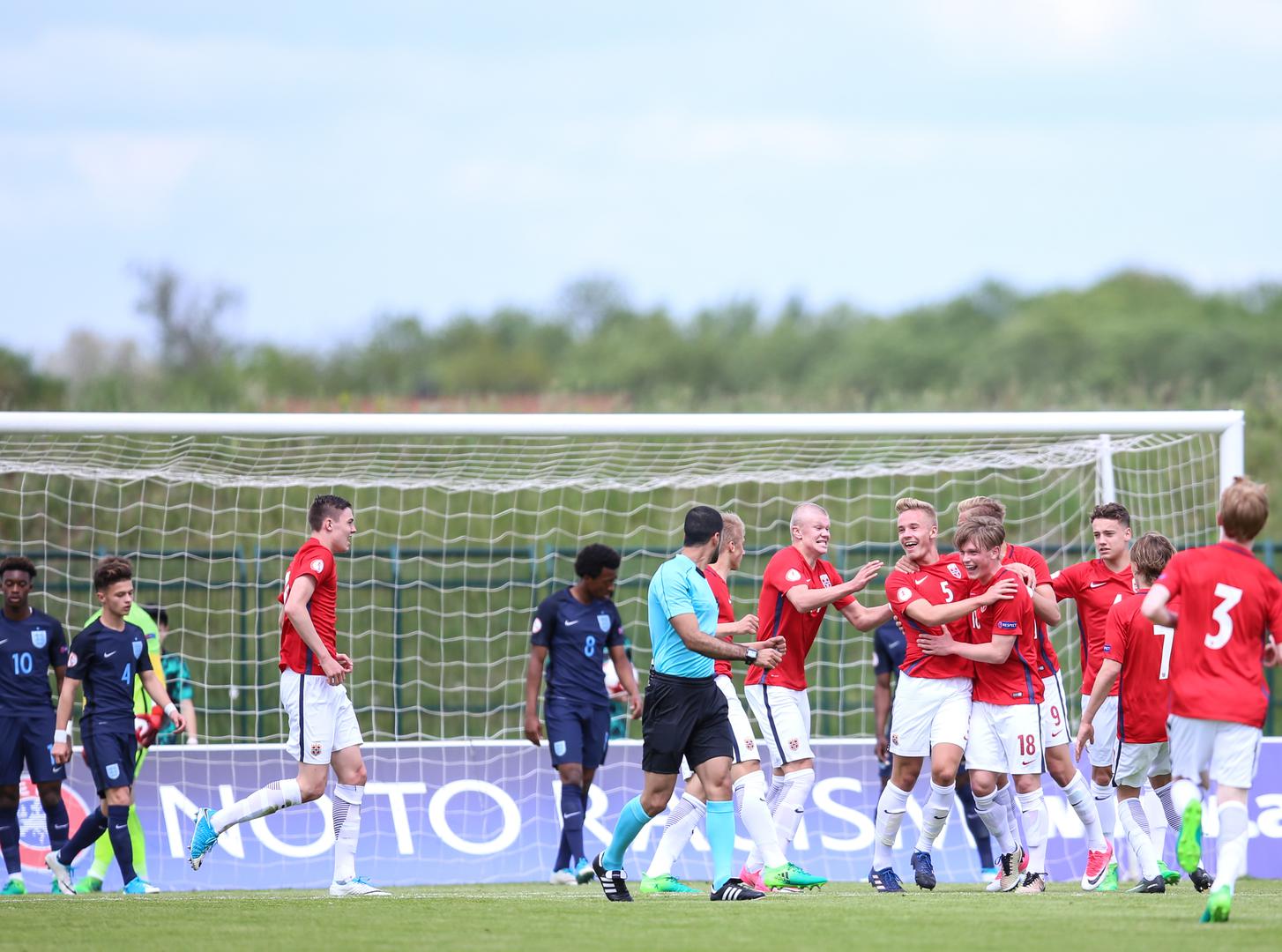 Haaland se s Englezima susreo još 2017. godine u Velikoj Gorici, kada su Engleska i Norveška igrale utakmicu grupne faze Europskog prvenstva U-17.