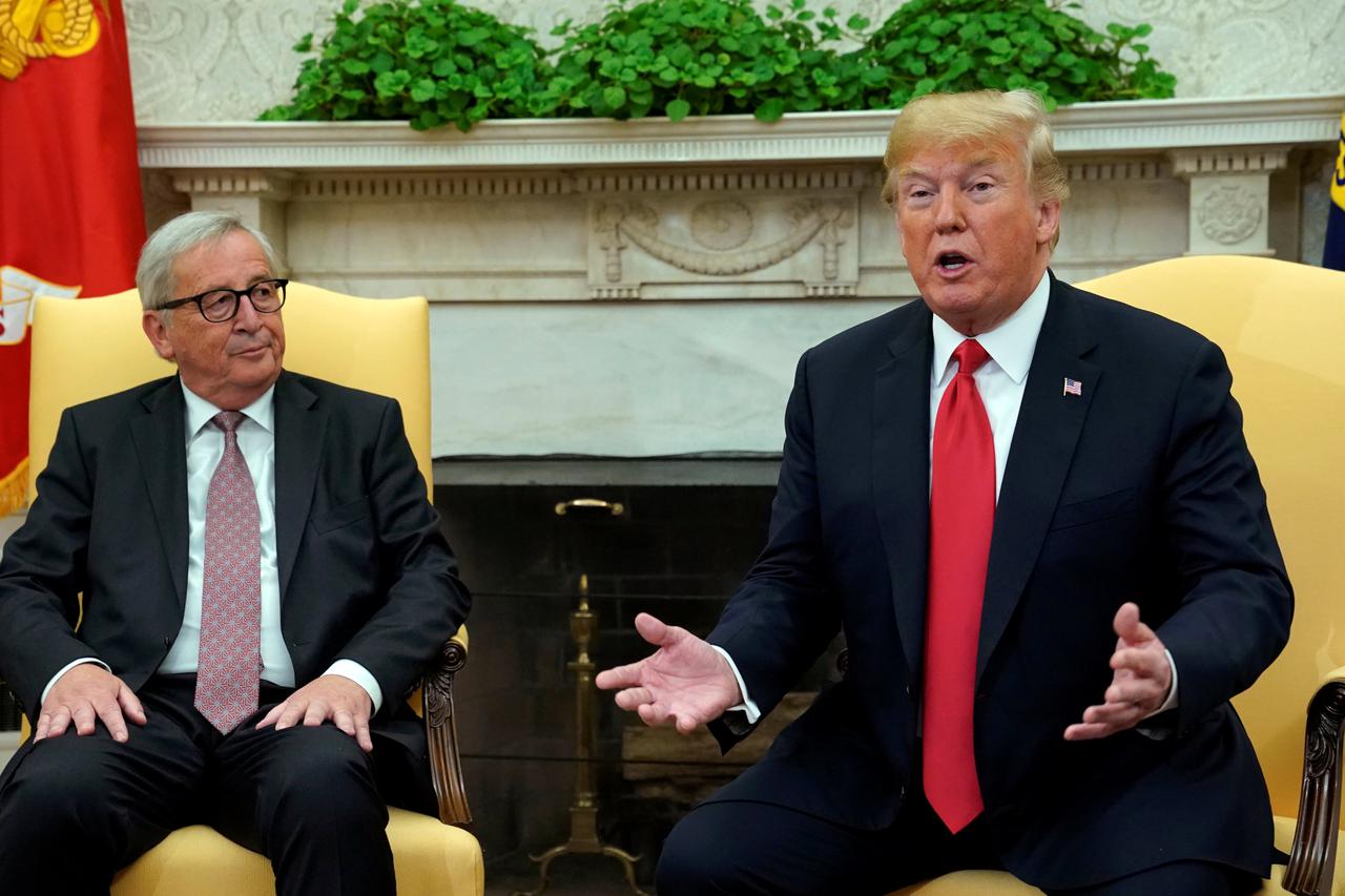 Donald Trump i Jean-Claude Juncker