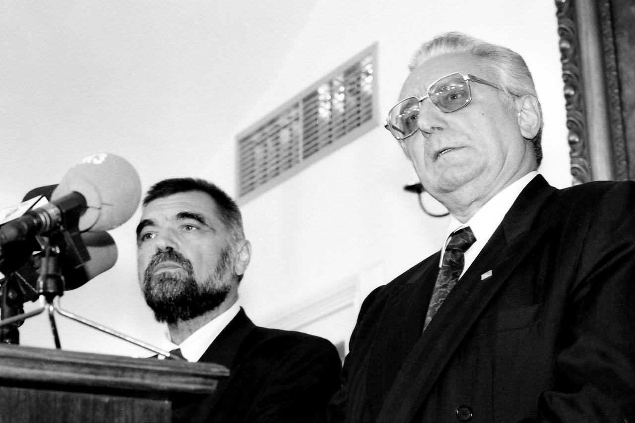 Stjepan Mesić i Franjo Tuđman