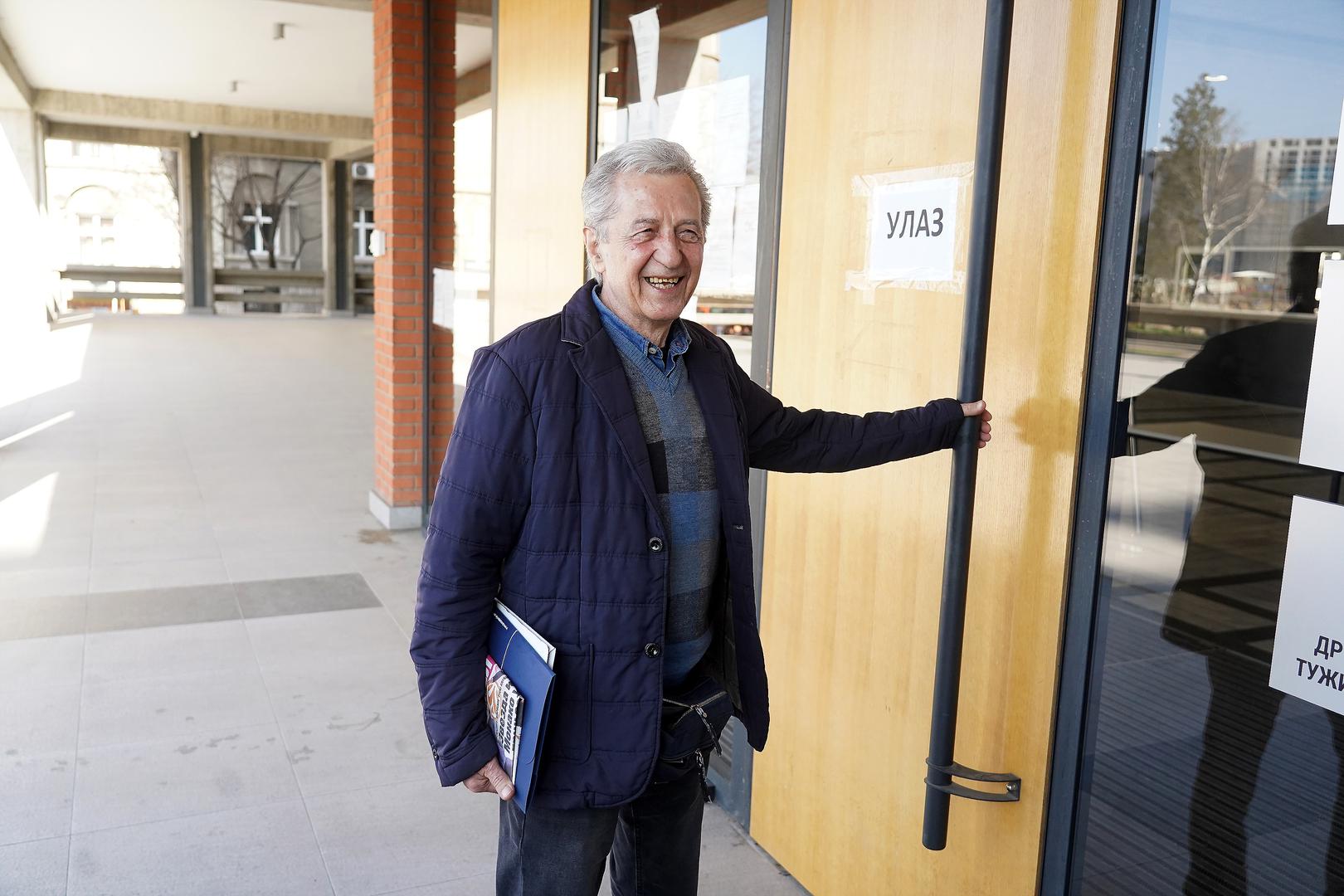 23, March, 2022, Belgrade - The trial on the lawsuit for proving paternity of Mirjana Antonovic, a woman who claims that she has a son Devin with the singer Miroslav Ilic, which he refuses to officially admit, has continued in the Palace of Justice. Miroslav Ilic. Photo: Antonio Ahel/ATAImages23, mart, 2022, Beograd -  U Palati pravde je nastavljeno sudjenje po tuzbi za dokazivanje ocinstva Mirjane Antonovic, zena koja tvrdi da sa pevacem Miroslavom Ilicem ima sina Devina, a kojeg on odbija da zvanicno prizna. Photo: Antonio Ahel/ATAImages Photo: Antonio Ahel/ATAImages/PIXSELL