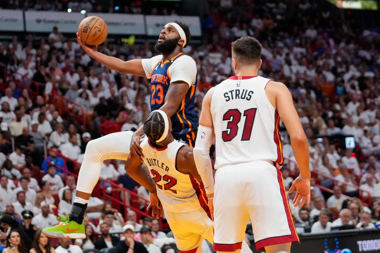 NBA: Playoffs-New York Knicks at Miami Heat