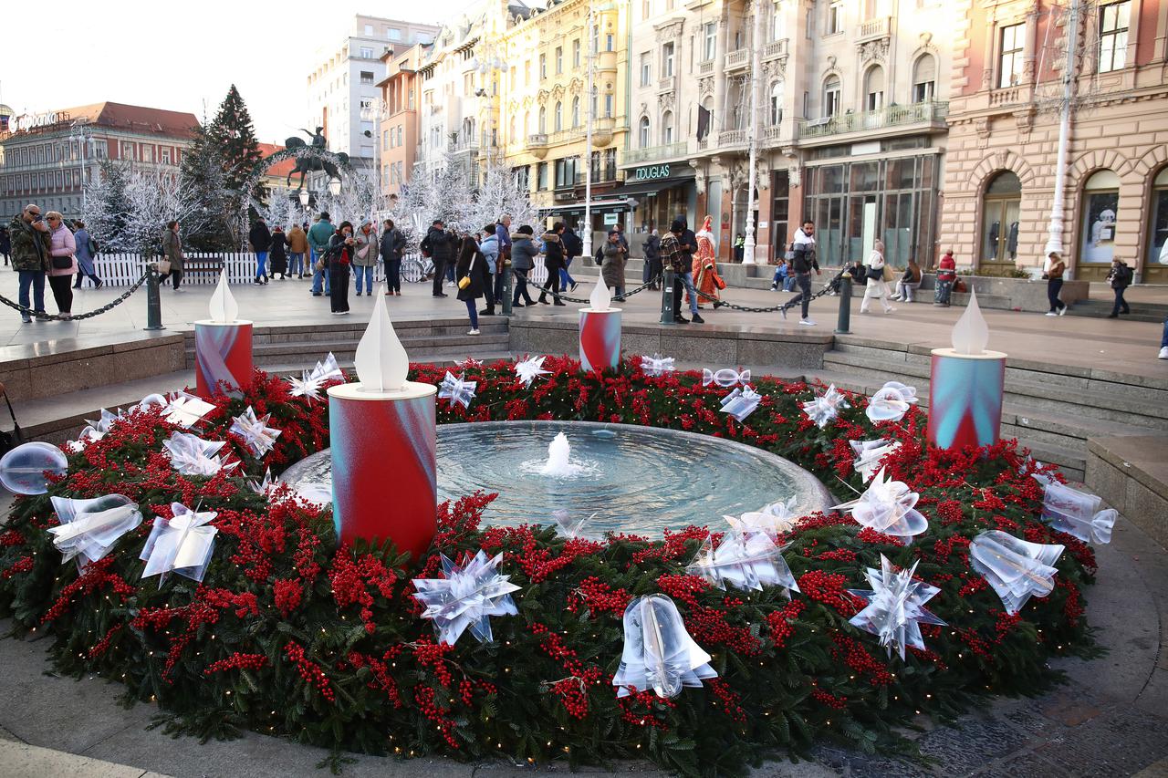 Zagreb: Advent u centru grada tijekom dana