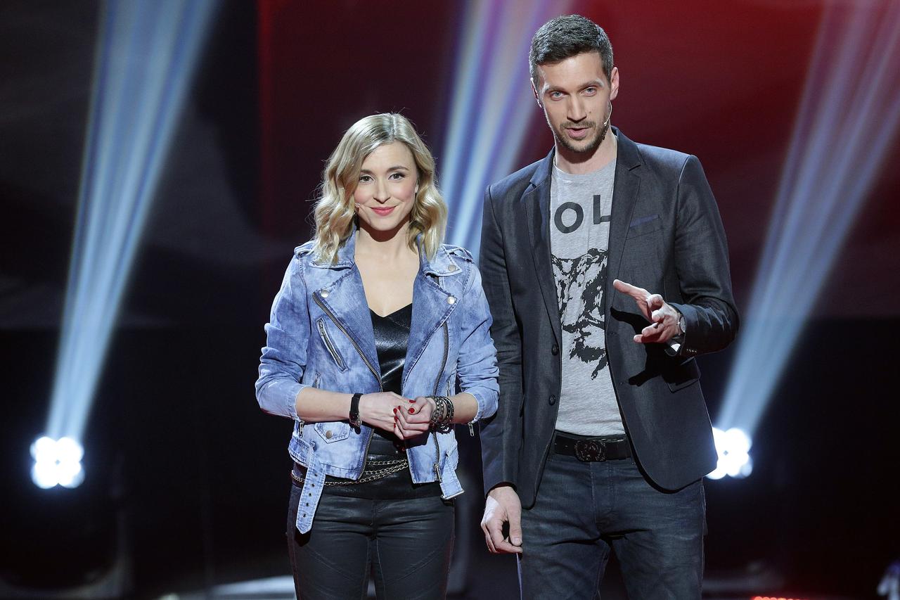 21.03.2015., Zagreb - Live snimanje emisije The Voice u studiju HRT-a. Photo: Zeljko Lukunic/PIXSELL