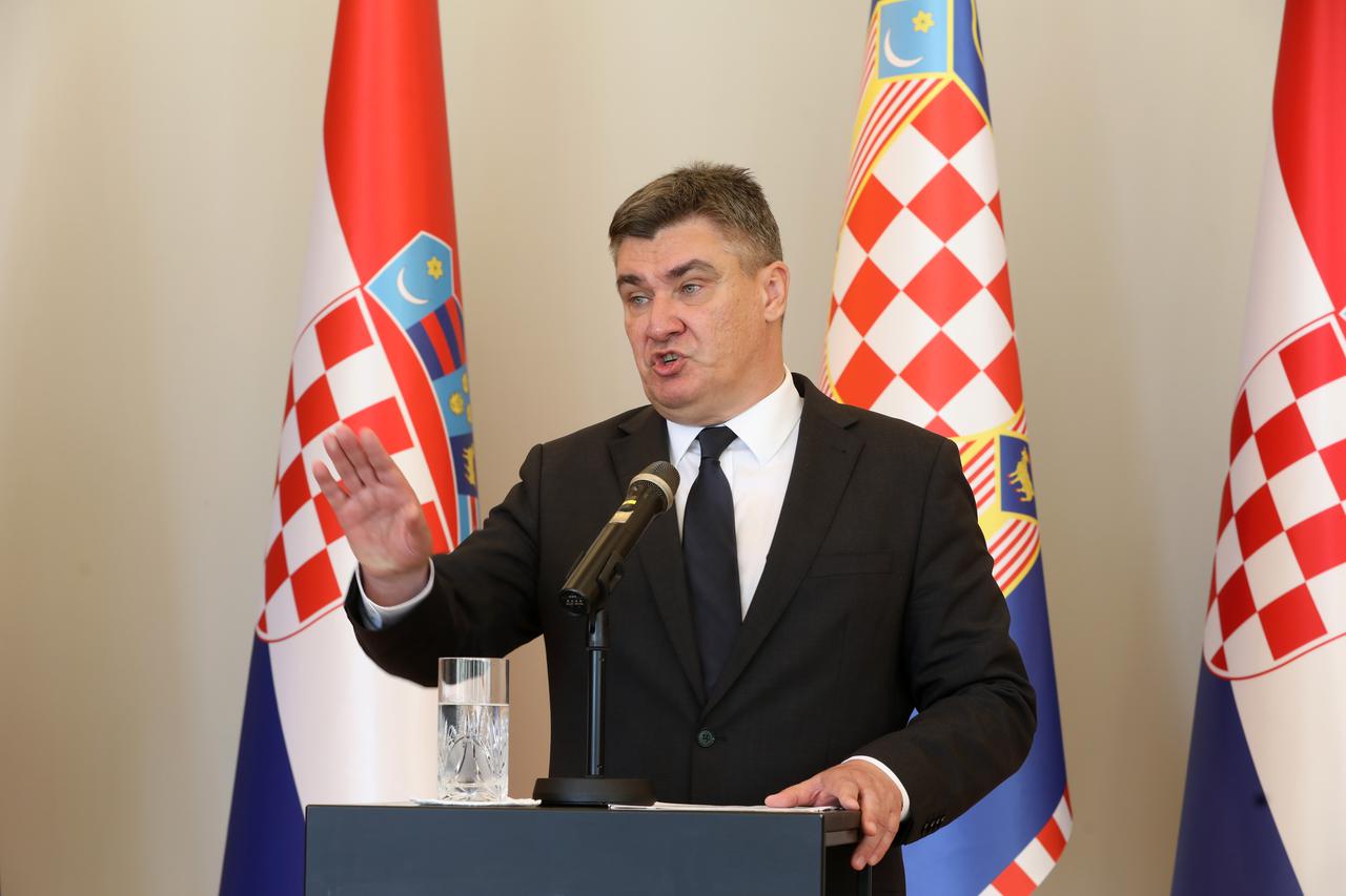 Zagreb: Predsjednik Zoran Milanović održao je izvanrednu konferenciju za novinare 