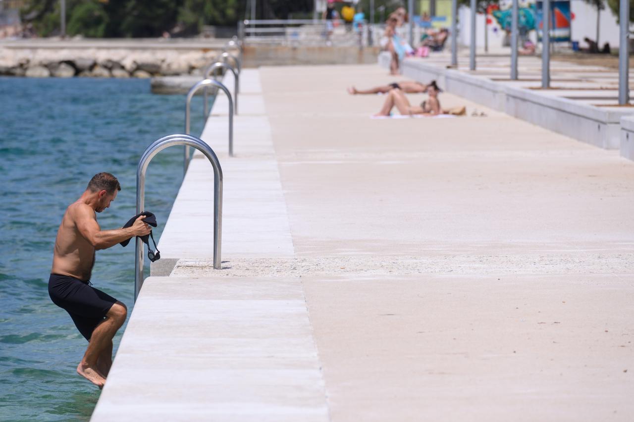 Zadar: Radovi na rekonstrukciji dijela plaže Kolovare u završnoj fazi