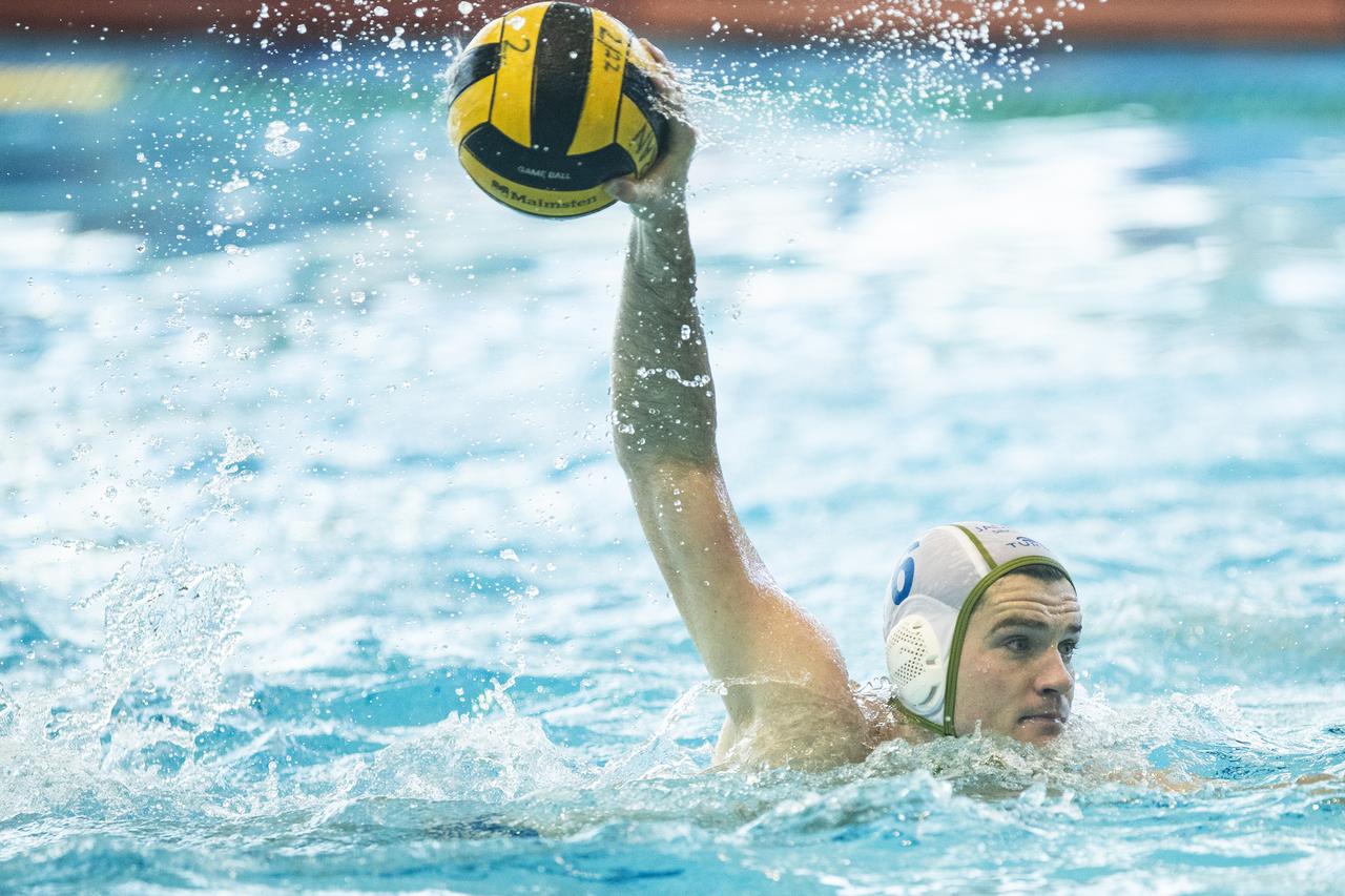 Split: Prva utakmica finala doigravanja za prvaka Hrvatske u vaterpolu: Jadran - Jug Adriatic osiguranje