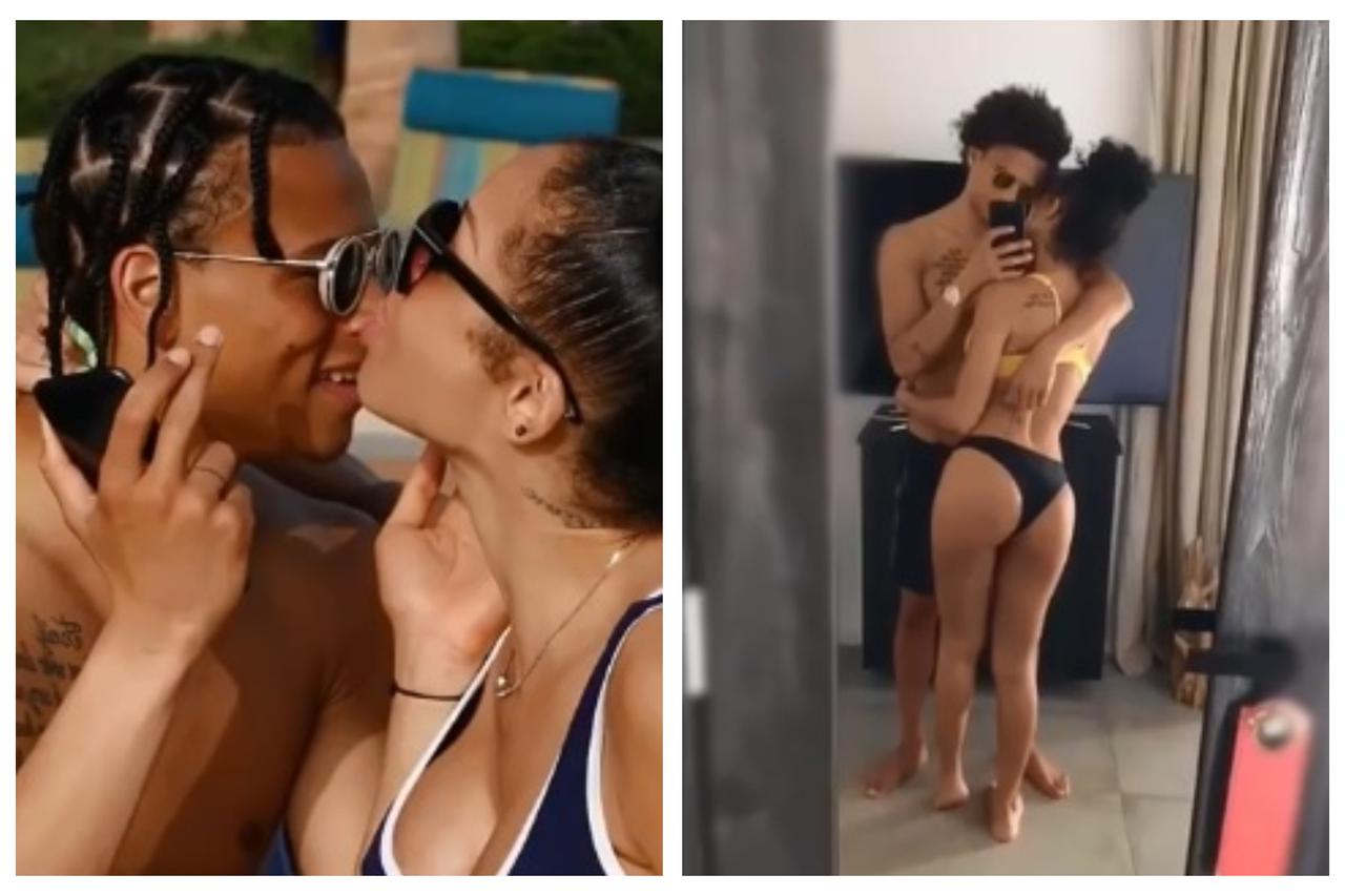 Leroy Sane i Candice Brook