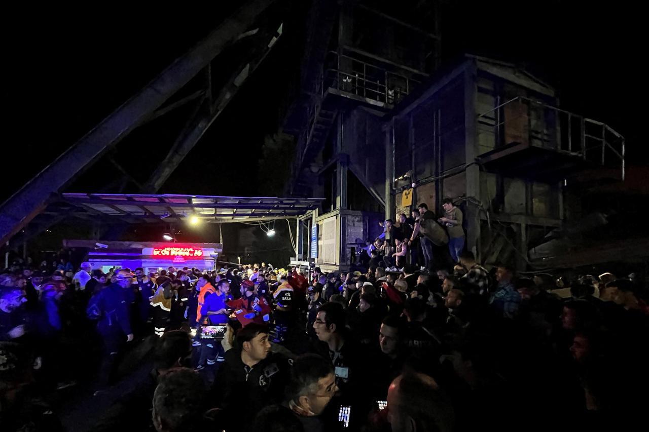 Explosion at a coal mine in northern Turkey