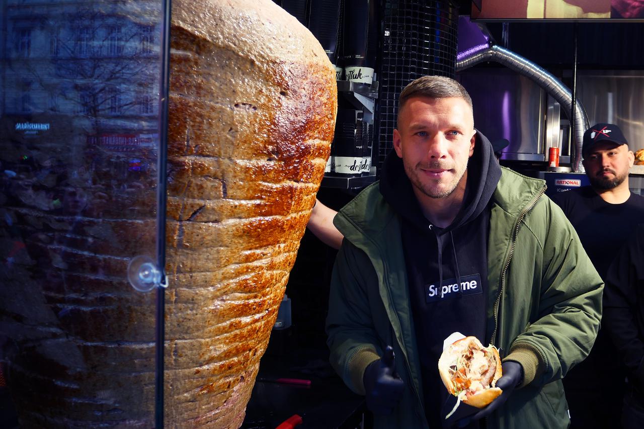 Opening of a branch of Lukas Podolski's kebab store