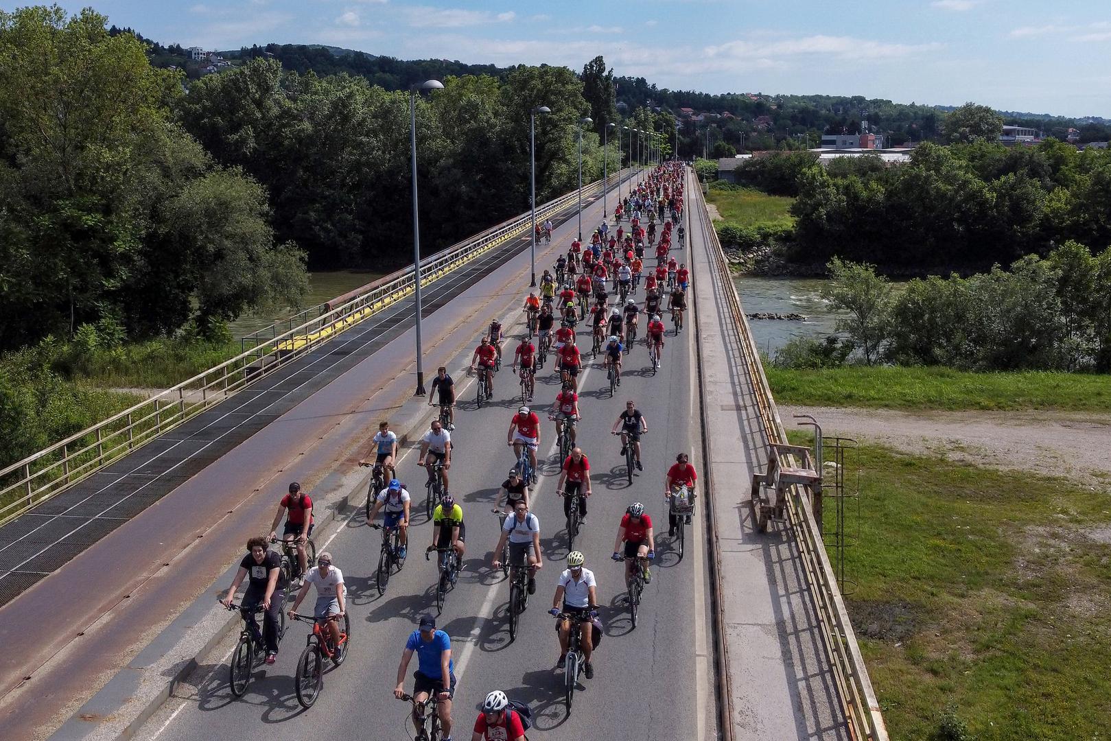 11.06.2022., Zagreb - Jubilarna 40. Vecernjakova biciklijada vozila se od Zagreba do Samobora. Photo: Igor Kralj/PIXSELL