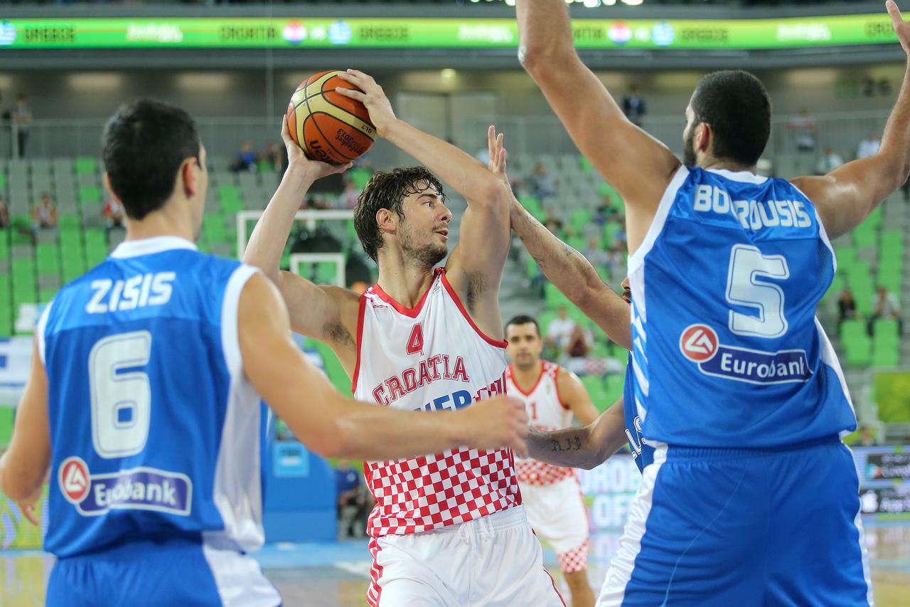 16.09.2013., Arena Stozice, Ljubljana, Slovenija - Europsko prvenstvo u kosarci Eurobasket Slovenia 2013, drugi krug, grupa F, Hrvatska - Grcka. Ante Tomic . Photo: Igor Kralj/PIXSELL