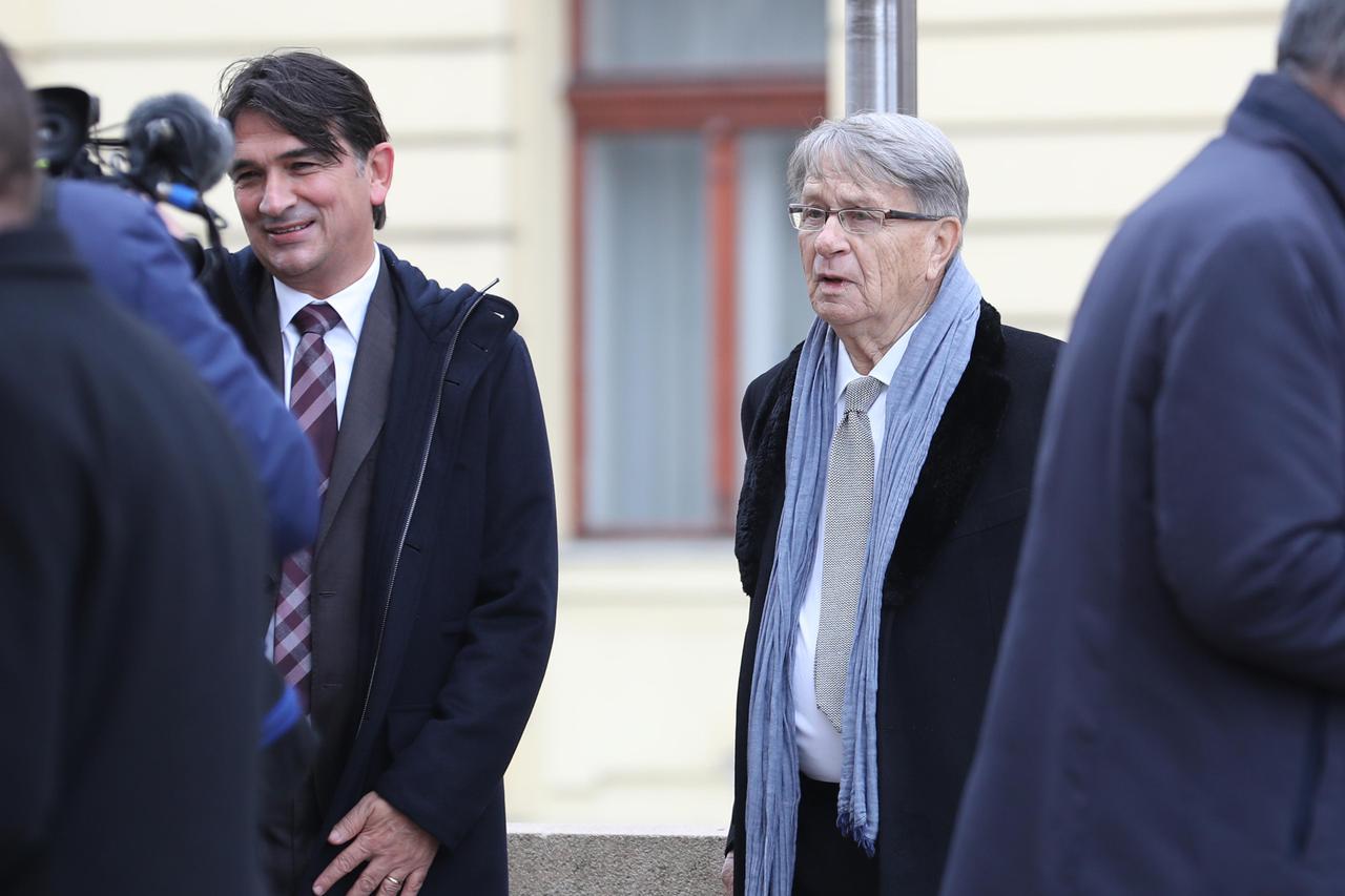 Dolazak uzvanika na svečani ručak s francuskim predsjednikom Emmanuelom Macronom
