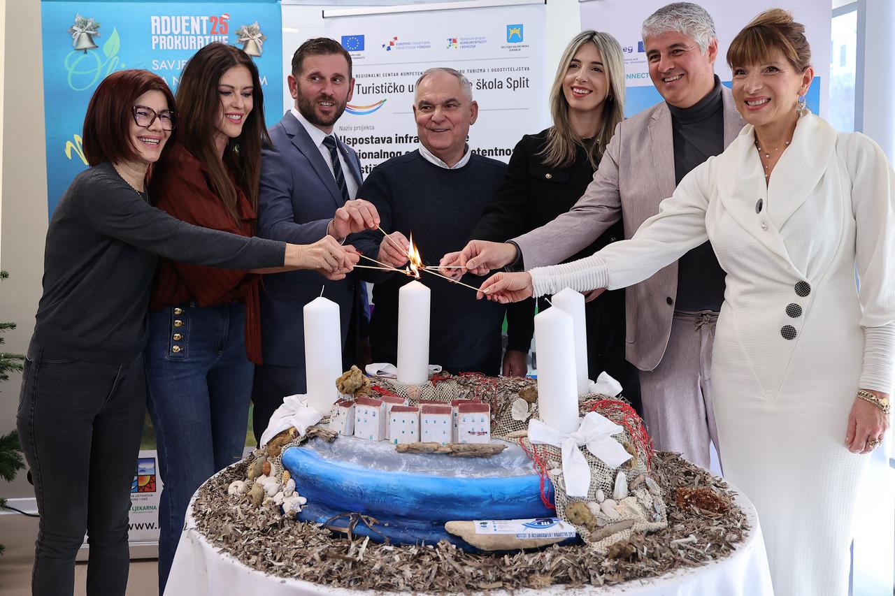 Split: Paljenje prve svijeće na Gastro adventu
